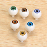Maxbell 2 x 16Pcs 14mm 16mm Round Acrylic Doll Eyes Eyeballs for Porcelain Dolls Masks