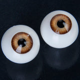 Maxbell 2 x 16Pcs 14mm 16mm Round Acrylic Doll Eyes Eyeballs for Porcelain Dolls Masks