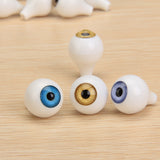 Maxbell 2 x 16Pcs 14mm 16mm Round Acrylic Doll Eyes Eyeballs for Porcelain Dolls Masks