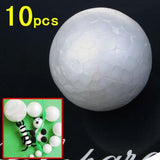Maxbell 30 Pieces 4cm 6cm 8cm White Modelling Craft Styrofoam Polystyrene Foam Balls