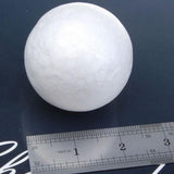 Maxbell 20x10pcs White Christmas Modelling Craft Polystyrene Foam Ball Sphere  6cm