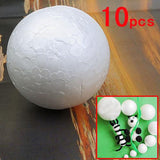 Maxbell 30 Pieces 4cm 6cm 8cm White Modelling Craft Styrofoam Polystyrene Foam Balls