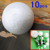 Maxbell 20 Pieces 4cm 6cm White Modelling Craft Styrofoam Polystyrene Foam Balls