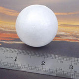Maxbell 20 Pieces 4cm 6cm White Modelling Craft Styrofoam Polystyrene Foam Balls