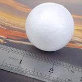 Maxbell 20 Pieces 4cm 6cm White Modelling Craft Styrofoam Polystyrene Foam Balls