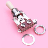 Maxbell 6x3-way Toggle Switch for Les Paul Electric Guitar - Silver w/ Cream Tip