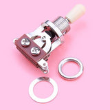Maxbell 4x3-way Toggle Switch for Les Paul Electric Guitar - Silver w/ Cream Tip