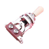 Maxbell 6x3-way Toggle Switch for Les Paul Electric Guitar - Silver w/ Cream Tip