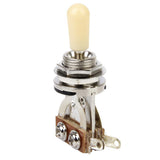 Maxbell 4x3-way Toggle Switch for Les Paul Electric Guitar - Silver w/ Cream Tip