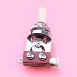 Maxbell 4x3-way Toggle Switch for Les Paul Electric Guitar - Silver w/ Cream Tip