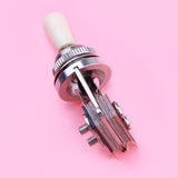 Maxbell 6x3-way Toggle Switch for Les Paul Electric Guitar - Silver w/ Cream Tip