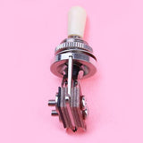 Maxbell 6x3-way Toggle Switch for Les Paul Electric Guitar - Silver w/ Cream Tip