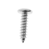 Maxbell 4 x12pcs Silver+ BLK Scratchplate Pickguard Screws For Fender Strat Tele Guitar