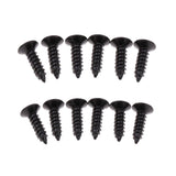Maxbell 2pcs Plating Strap Lock for Electric Acoustic Guitar Bass+12pcs Pickguard Screws