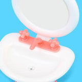 Maxbell Doll House Dollhouse Furniture Bathroom Set Toilet and Sink for 12inch dolls