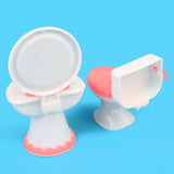 Maxbell Doll House Dollhouse Furniture Bathroom Set Toilet and Sink for 12inch dolls