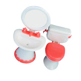 Maxbell Doll House Dollhouse Furniture Bathroom Set Toilet and Sink for 12inch dolls