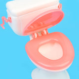 Maxbell Doll House Dollhouse Furniture Bathroom Set Toilet and Sink for 12inch dolls