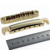 Maxbell Gold Bridge Tailpiece+Sealed Humbucker Pickup Set+Guitar Output Jack