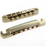 Maxbell Gold Bridge Tailpiece+Sealed Humbucker Pickup Set+Guitar Output Jack