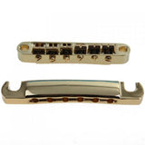 Maxbell Gold Bridge Tailpiece+Sealed Humbucker Pickup Set+Guitar Output Jack
