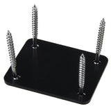 Maxbell 4xChrome Neck Plate w/ Screws For Fender Strat Electric Guitar