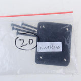 Maxbell 6xBlack Neck Plate w/ Screws For Fender Strat Electric Guitar