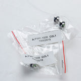 Maxbell 2pcs Mens Earring Ear Stud Stainless Steel Green CZ Crystal Fake Plug