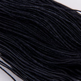 Maxbell 2X 45 Meters Black Waxed Cotton Beading Cord Bead Strap String 1mm