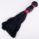 Maxbell 2X 45 Meters Black Waxed Cotton Beading Cord Bead Strap String 1mm