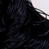 Maxbell 2X 45 Meters Black Waxed Cotton Beading Cord Bead Strap String 1mm