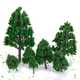 Maxbell 12 Model Tree Train Railway Scenery Layout 1:50+20 Passenger People Figures 1:25