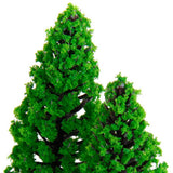 Maxbell 30Pieces Green Model Trees 1/150 HO N Layout Train Railway Scenery Building