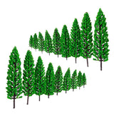 Maxbell 20 Pieces Model Trees Bottle Palm Trees Layout Train Scenery Landscape