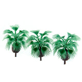 Maxbell 110Pcs Model Bottle Palm Trees Model Bamboo Trees Train Landscape Layout