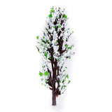 Maxbell 40pcs Snow Covered Model Trees Train Railroad Winter Park Garden Scene Ho N Z
