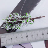 Maxbell 40pcs Snow Covered Model Trees Train Railroad Winter Park Garden Scene Ho N Z