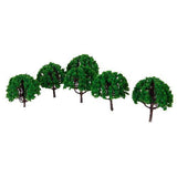 Maxbell 40pcs Plastic Scenery Landscape Train Green Model Trees Scale 1/100 HO Scale - Aladdin Shoppers