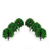 Maxbell 40pcs Plastic Scenery Landscape Train Green Model Trees Scale 1/100 HO Scale - Aladdin Shoppers