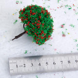 Maxbell 1/100 Scale Model Trees with Flowers and Model Ground Cover Flowering Plants