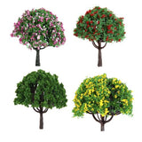 Maxbell 1/100 Scale Model Trees with Flowers and Model Ground Cover Flowering Plants