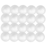 Maxbell 20pcs 10cm White Modelling Craft Polystyrene Foam Balls Spheres