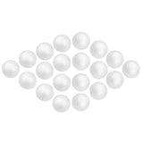 Maxbell 20pcs 10cm White Modelling Craft Polystyrene Foam Balls Spheres