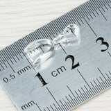 Maxbell 2x 20 Silver Plated Charm Pendant Pinch Clip Bail Connector DIY Findings 2 Sizes