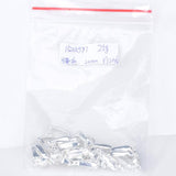 Maxbell 20pcs Silver Plate Pendant Pinch Bails Ring+20pcs Pendant Pinch Bails 0.9 inch