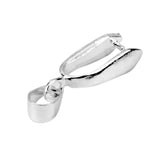 Maxbell 2 Size 40 Silver Plated Pendant Pinch Bails DIY Necklace Jewelry Making Findings