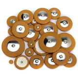 Maxbell Set of 25 Tenor Saxophone Replacement Synthetic Leather Pads