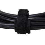 Maxbell 3x 10pcs 8" Black Reuseable Cable Ties Cord Straps for Wire Organizer