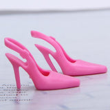 Maxbell 11 Pairs High Heel Shoes Boots Sandals For Dolls