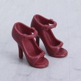 Maxbell 11 Pairs High Heel Shoes Boots Sandals For Dolls
